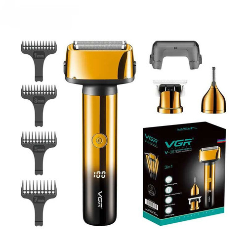 ماشین اصلاح 3 کاره وی جی آر مدل V-367 اصلی